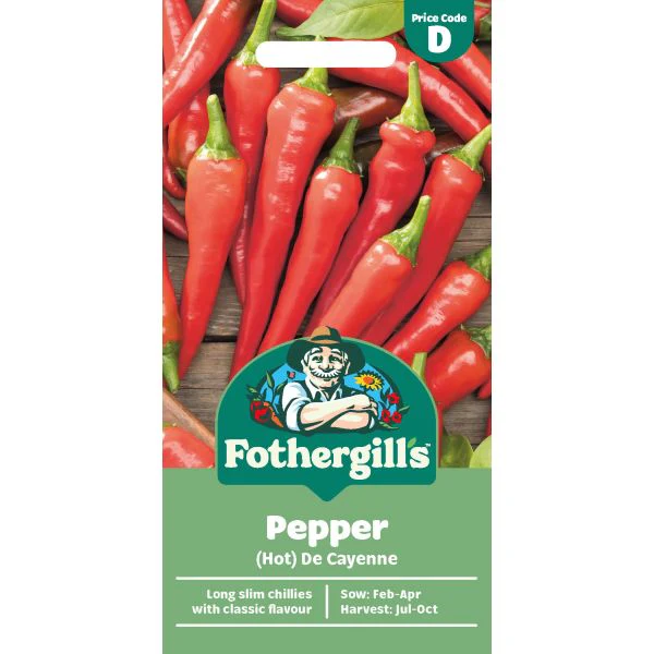 Chilli Pepper De Cayenne Seeds