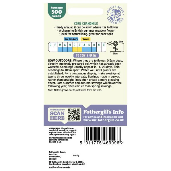 Nature's Helpers Corn Chamomile Wildflower Seeds - Image 2