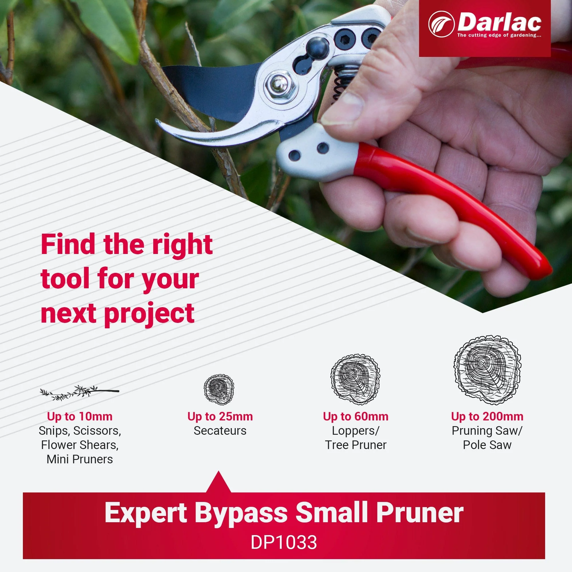 Darlac Expert Bypass Small Secateurs - Image 6
