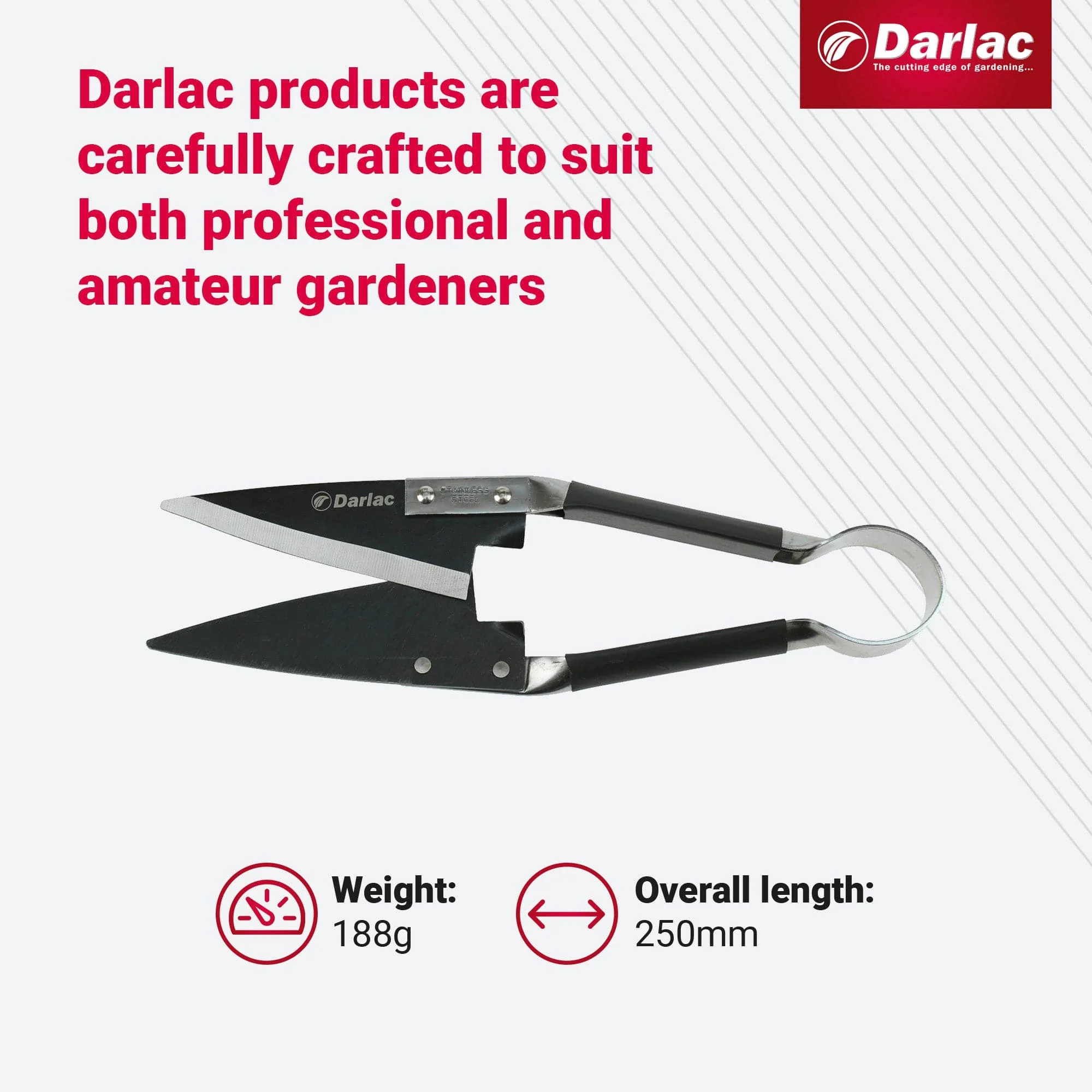 Darlac Stainless Steel Topiary Shear - Image 5
