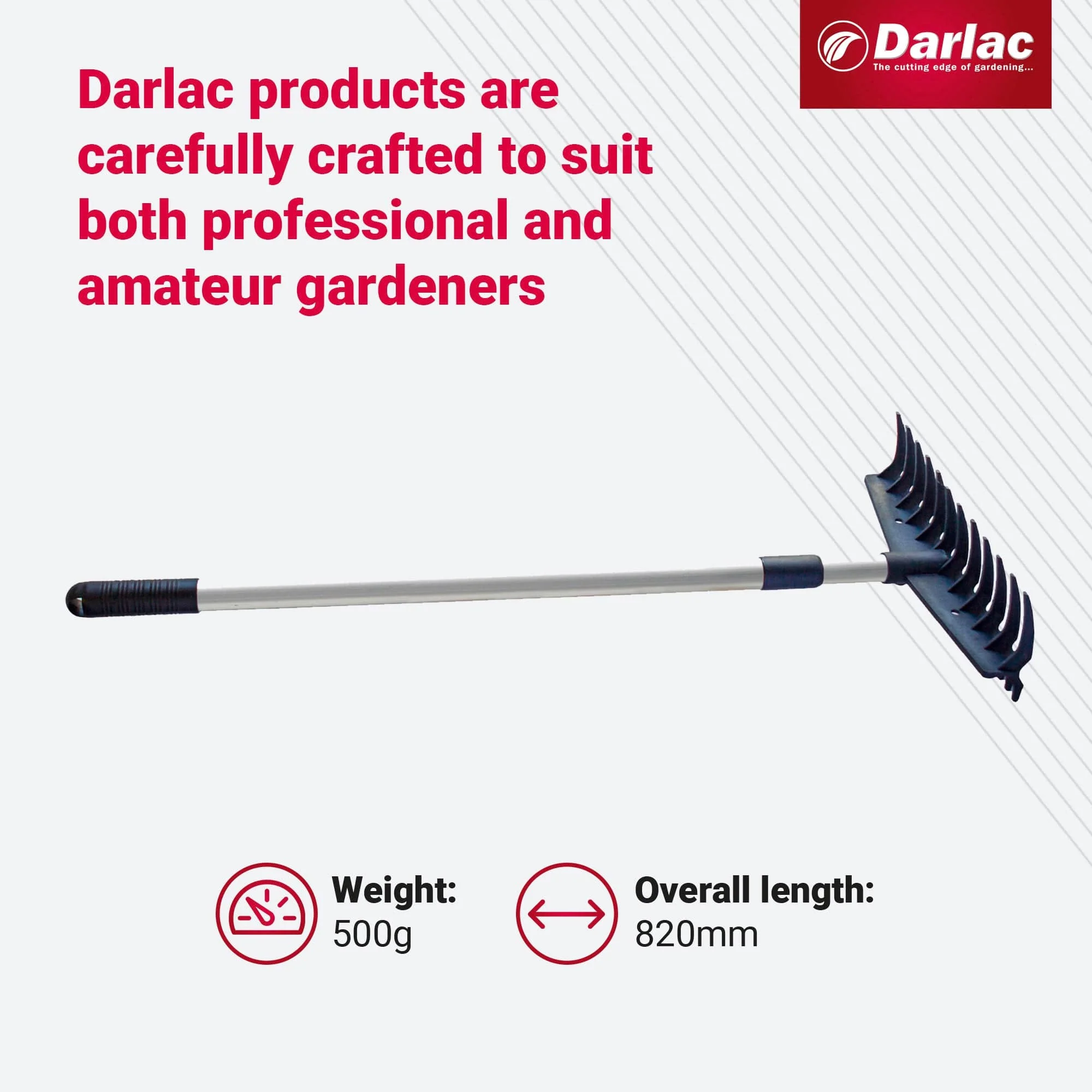 Darlac Telescopic Double Sided Rake - Image 5