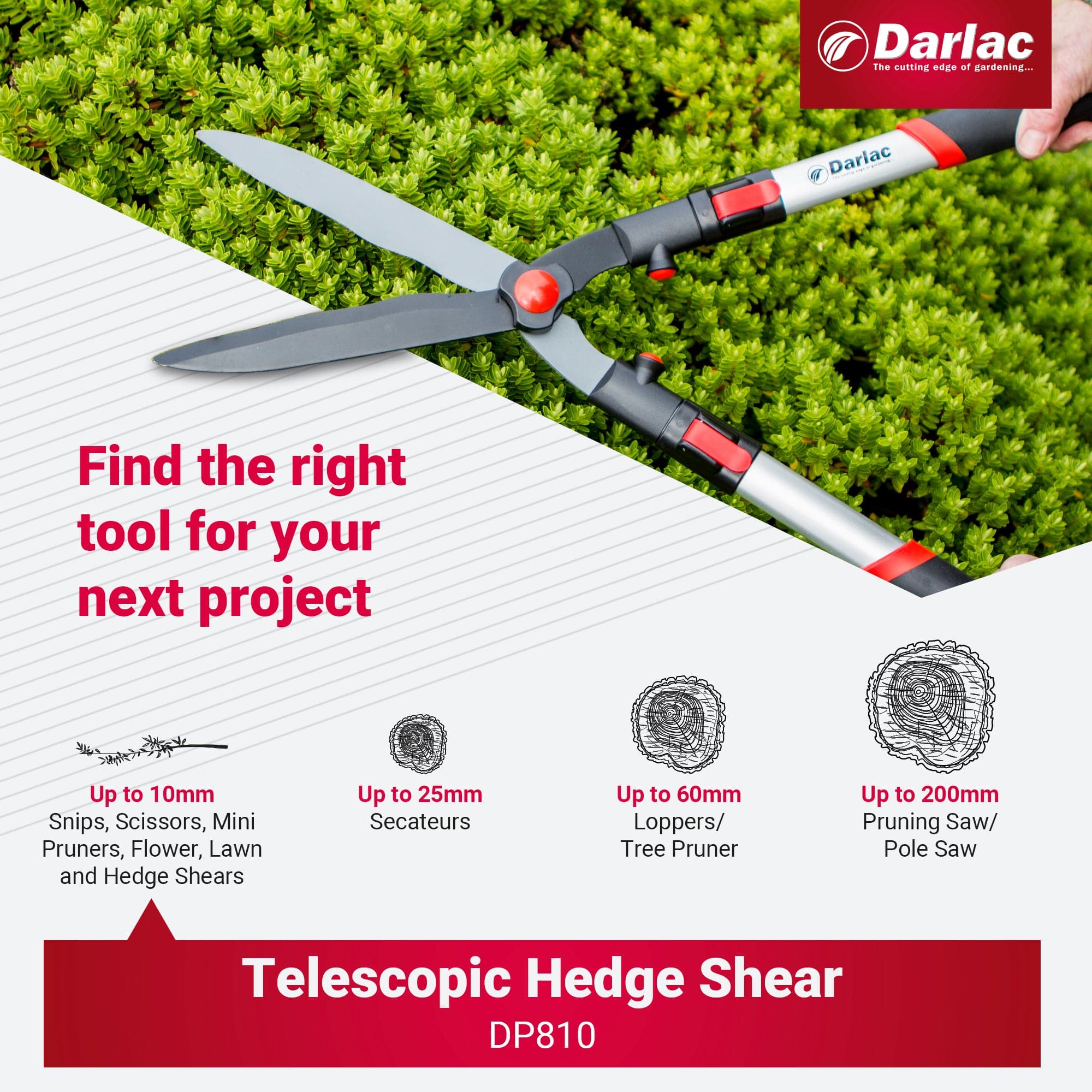 Darlac Telescopic Hedge Shear - Image 6