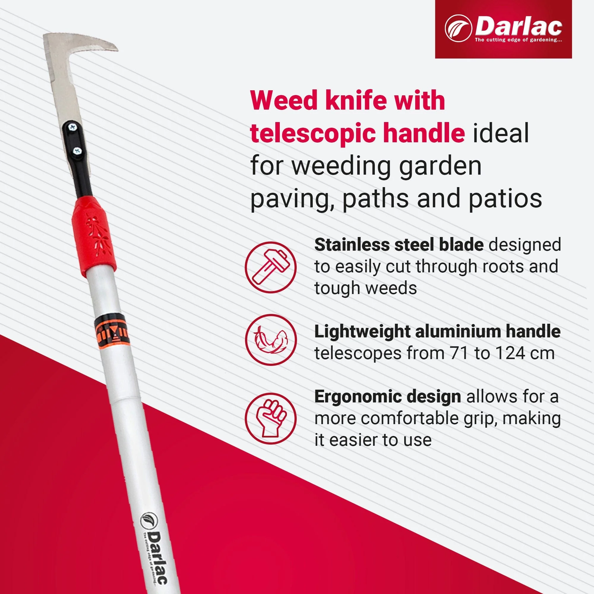 Darlac Telescopic Weed Knife - Image 3