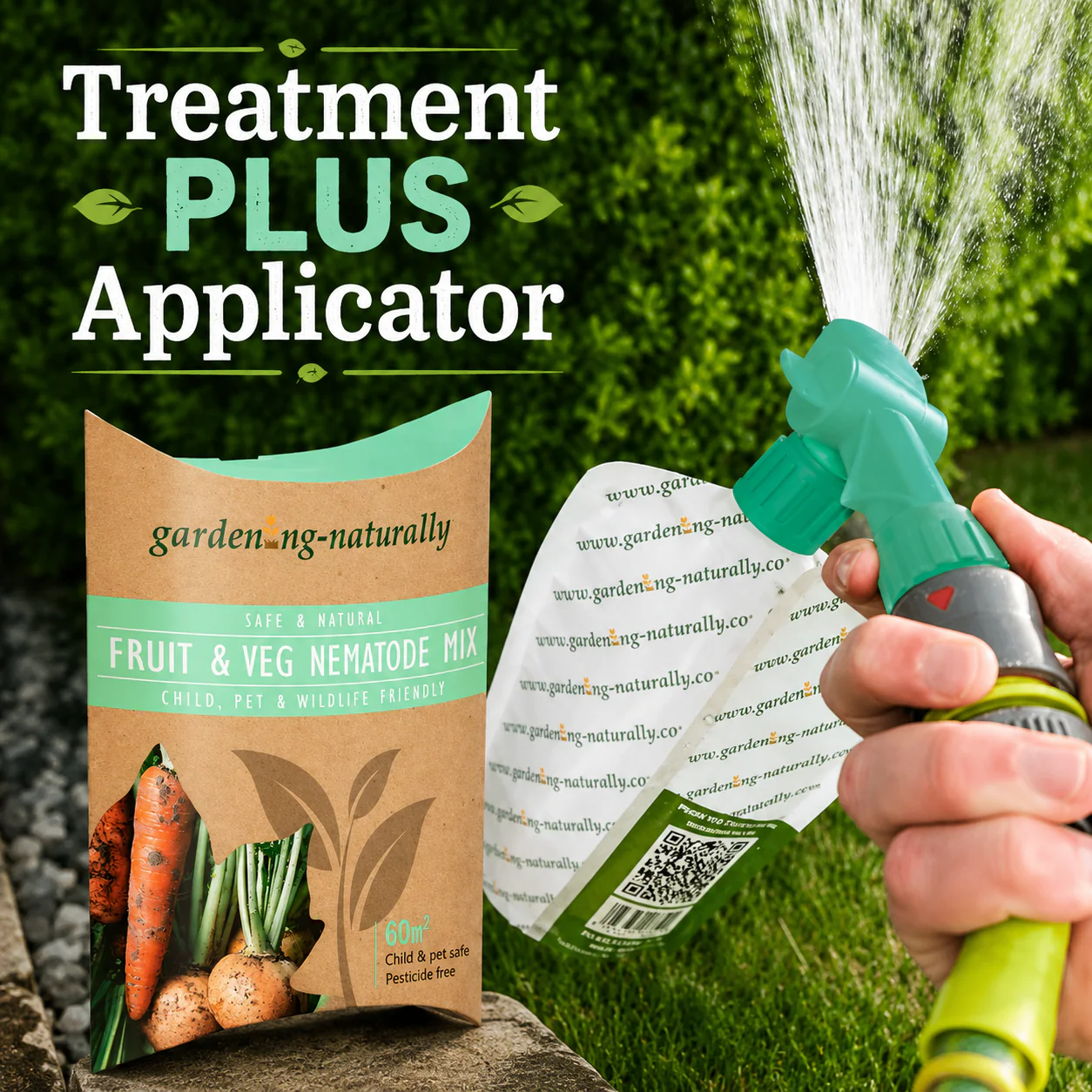 All Purpose Fruit and Veg Nematode Treatment & Applicator Bundle