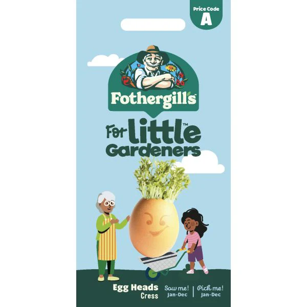 Little Gardeners Egg Heads Cress Seeds