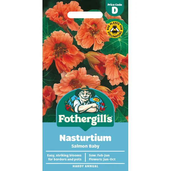Nasturtium Salmon Baby Seeds