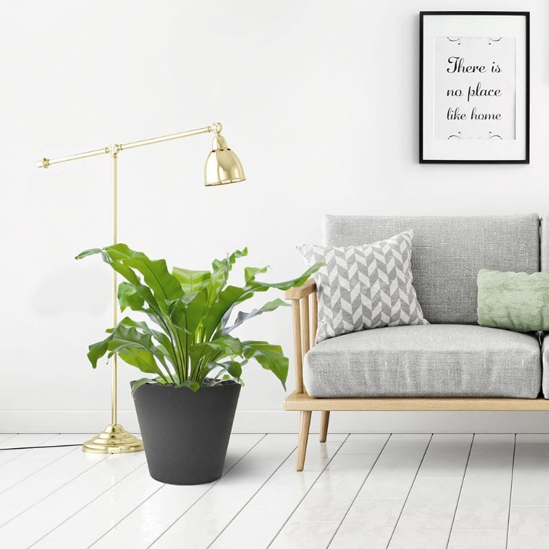 Octavia Recycled and Unbreakable Plant Pot 28cm Slate - Image 5