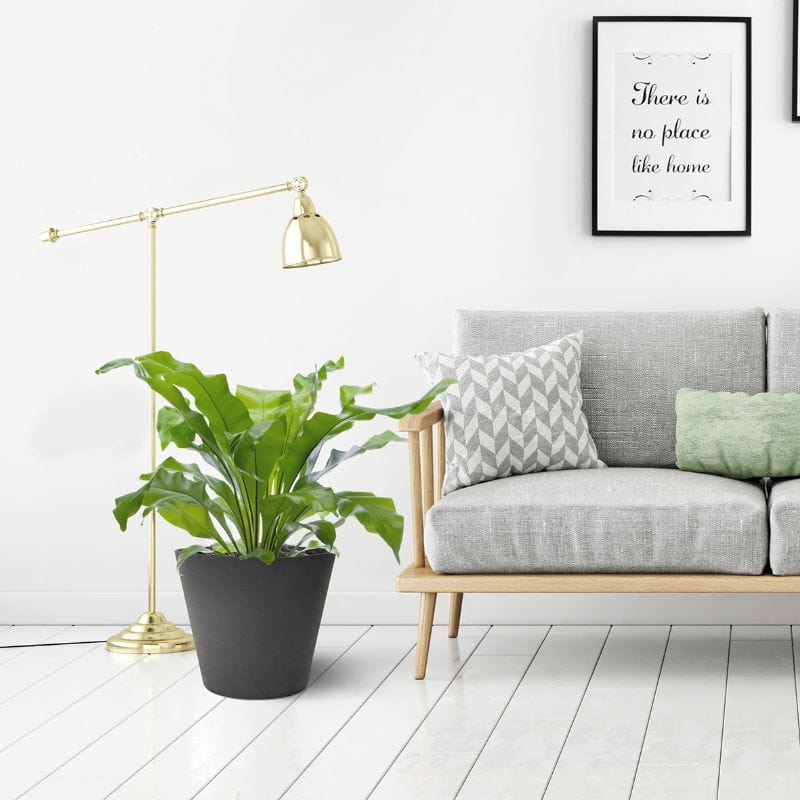 Octavia Recycled and Unbreakable Plant Pots 38cm Slate Twin Pack - Image 3