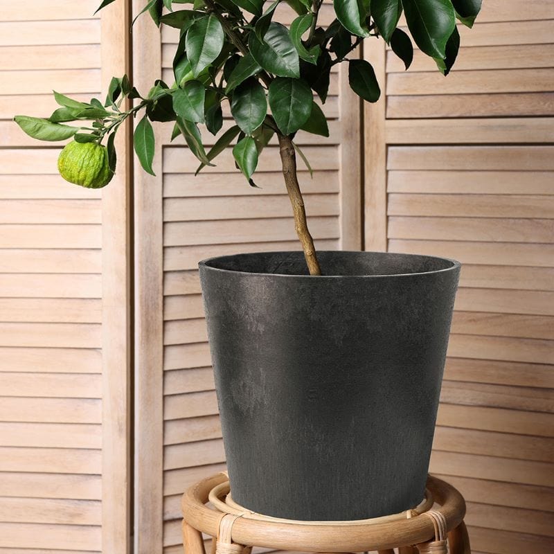 Octavia Recycled and Unbreakable Plant Pot 28cm Slate - Image 4