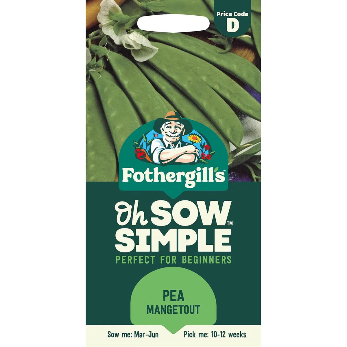 Oh Sow Simple - Pea Mangetout Seeds