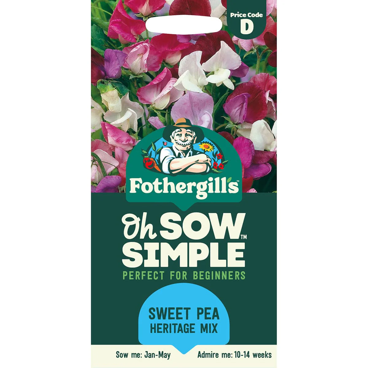 Oh Sow Simple - Sweet Pea Heritage Mixed Seeds