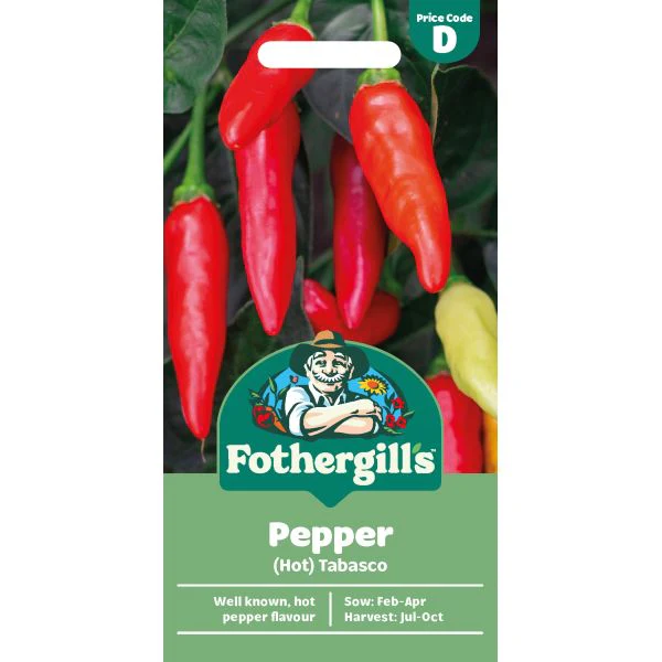 Pepper (Hot) Tabasco Vegetable Seeds