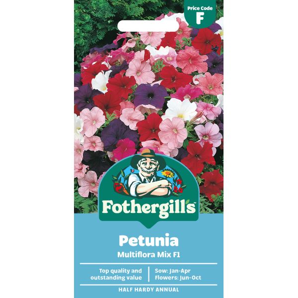 Petunia Mr F's Multiflora Mixed F1 Seeds