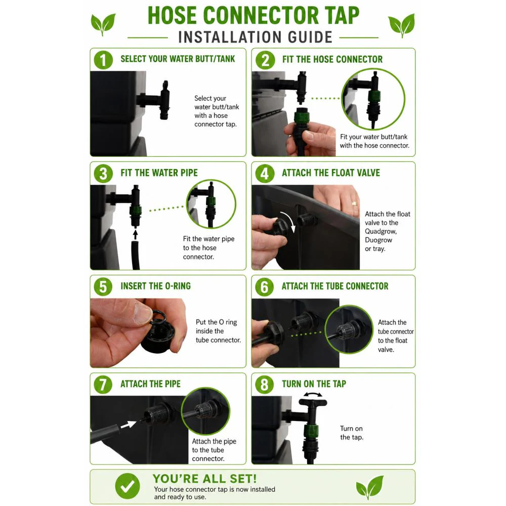 Quadgrow Auto Fill Float Valve Kit x 2 - Image 3
