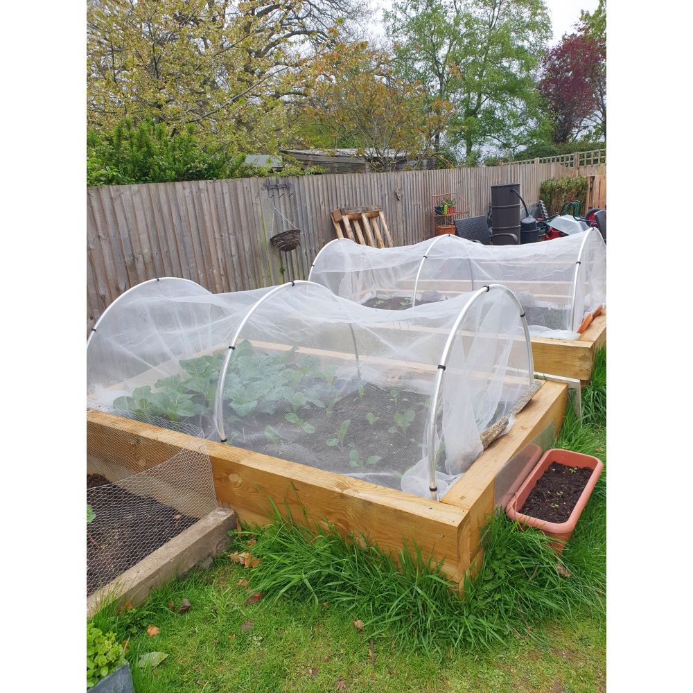 Round Aluminium Hoops for Garden Tunnel Cloches - Image 3