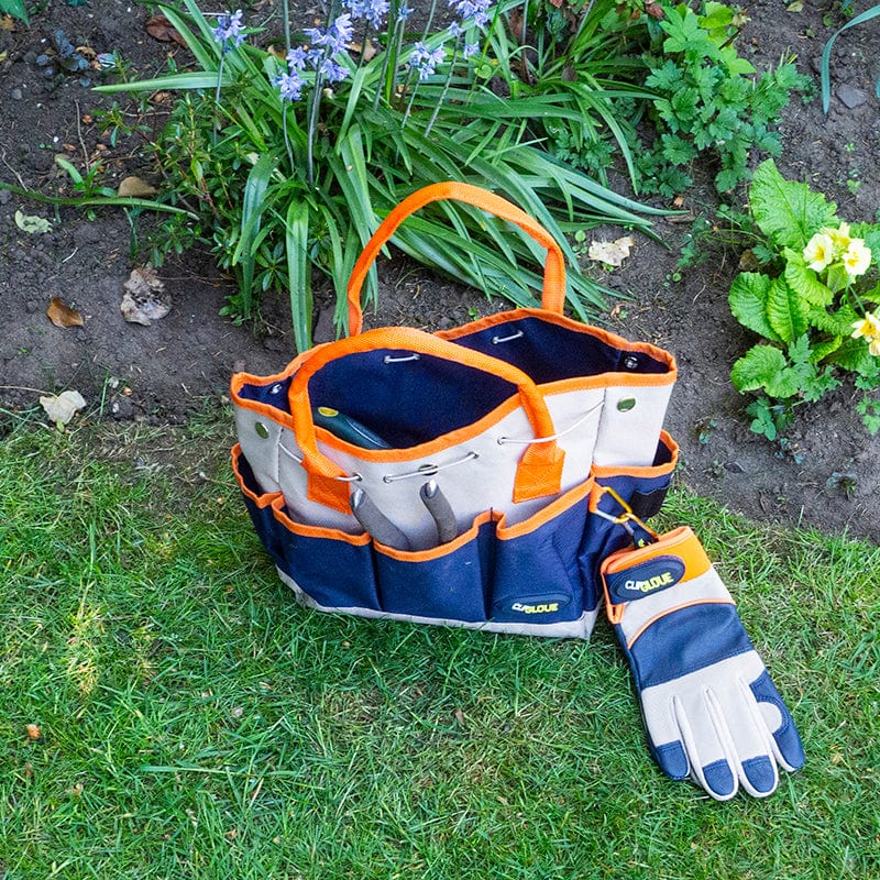 Soft Tool Bag Orange and Navy - Image 2
