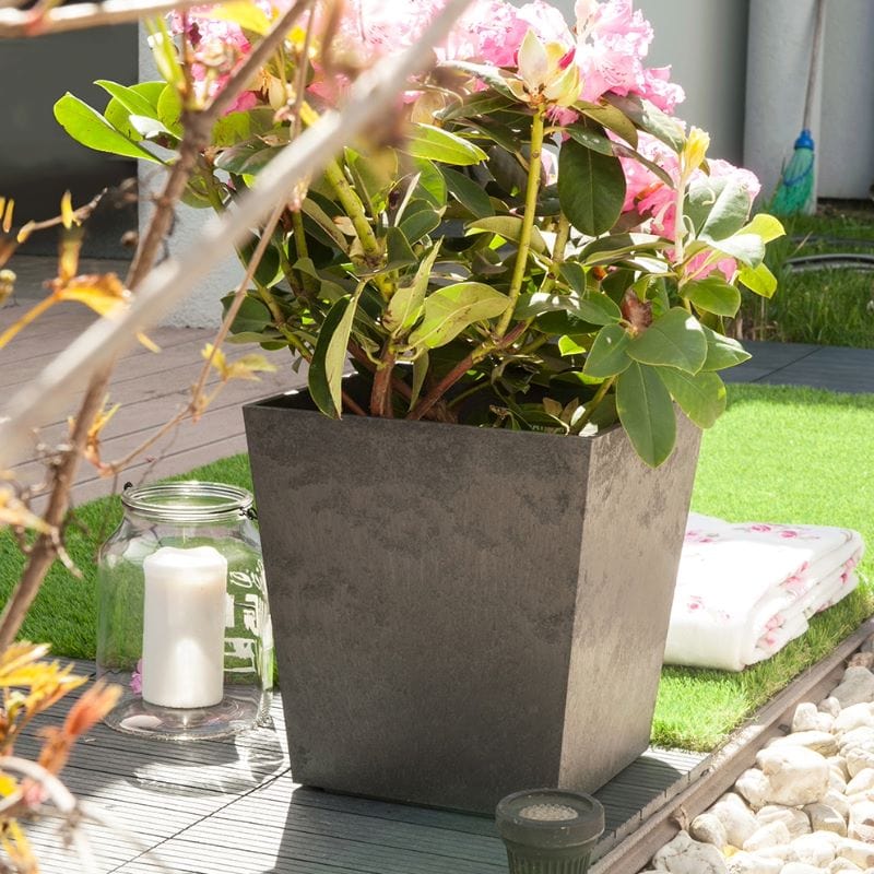 Sonata Recycled and Unbreakable Plant Pot 33cm Slate - Image 3