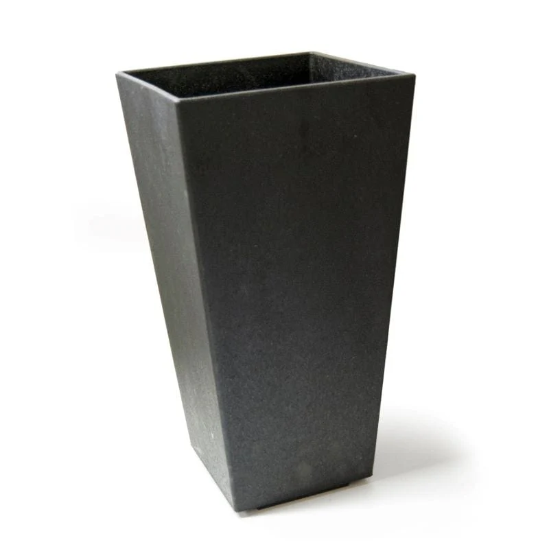 Sonata Recycled and Unbreakable Plant Pots 50cm Slate Twin Pack - Image 3