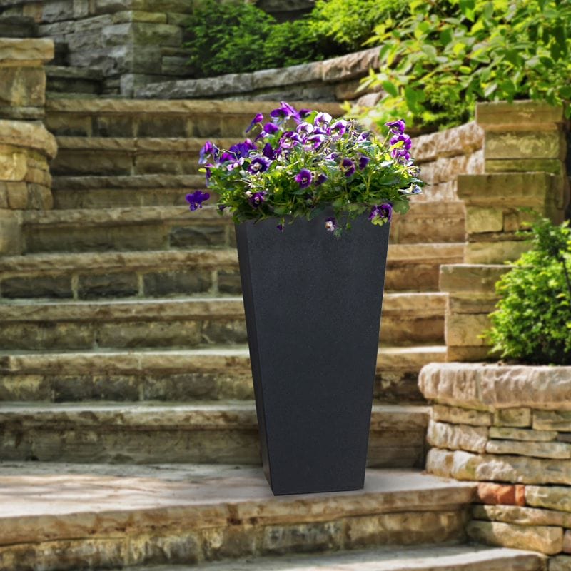 Sonata Recycled and Unbreakable Plant Pot 71cm Slate - Image 4