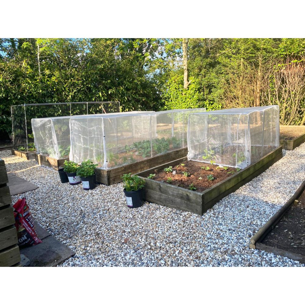 Square Aluminium Hoops for Garden Tunnel Cloches - Image 3