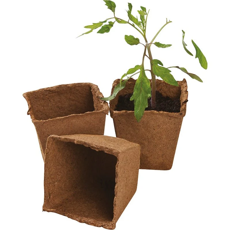 Square Fibre Pots - Image 2