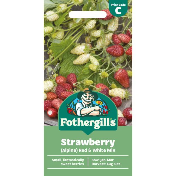 Strawberry Red & White Mix Seeds