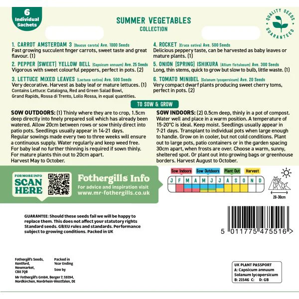 Summer Vegetables Seeds - Image 2