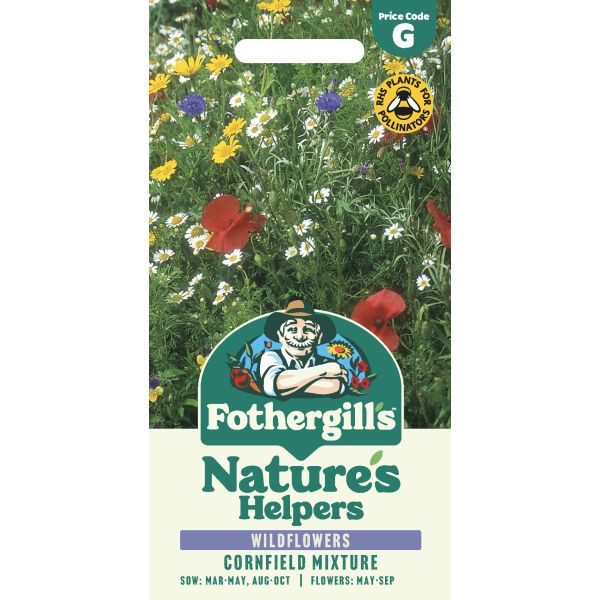 Nature's Helpers Wildflower Cornfield Mixture Seeds - Image 4